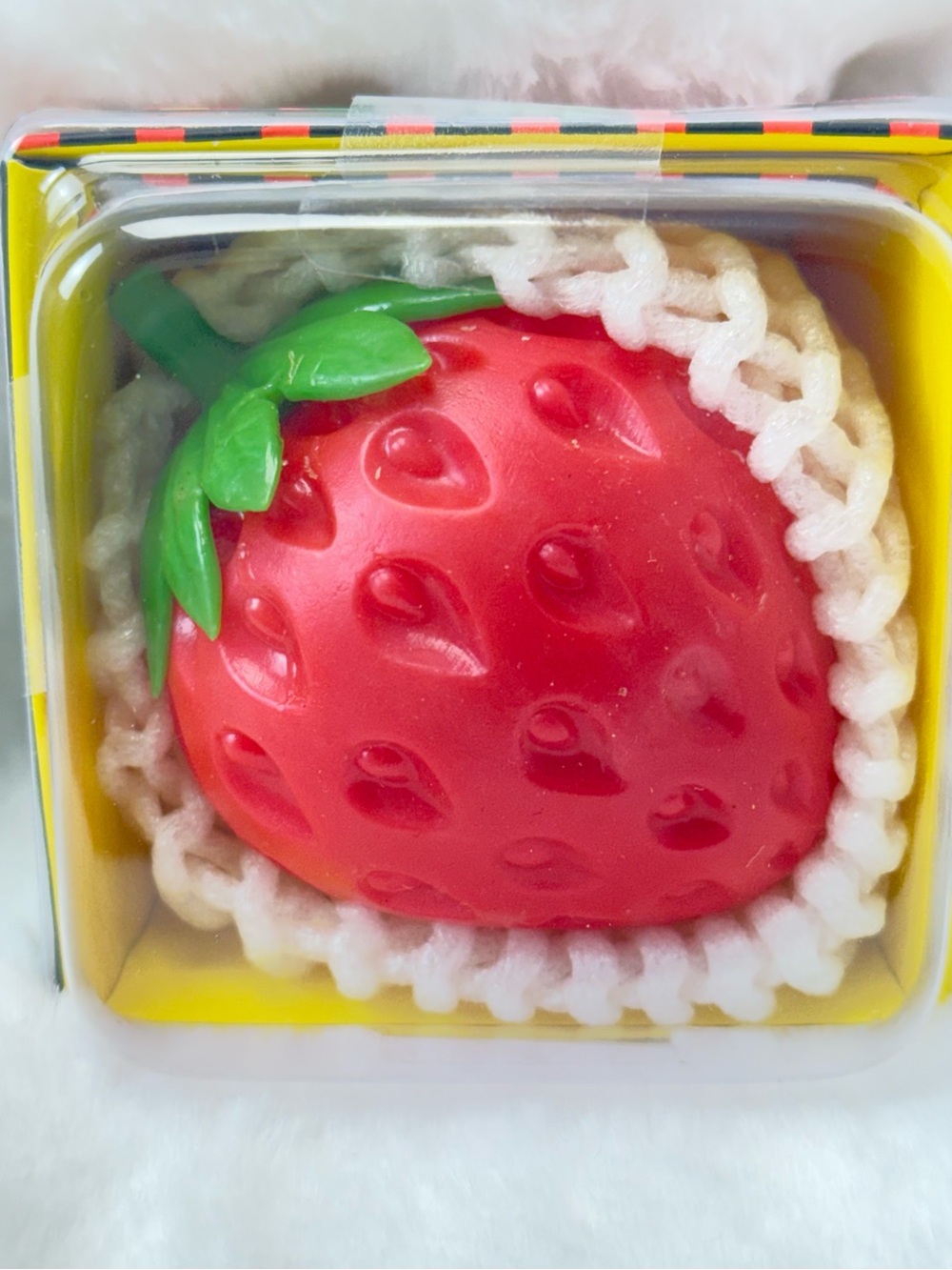 Squishy Strawberry-Shaped Squeeze Fidget Toy